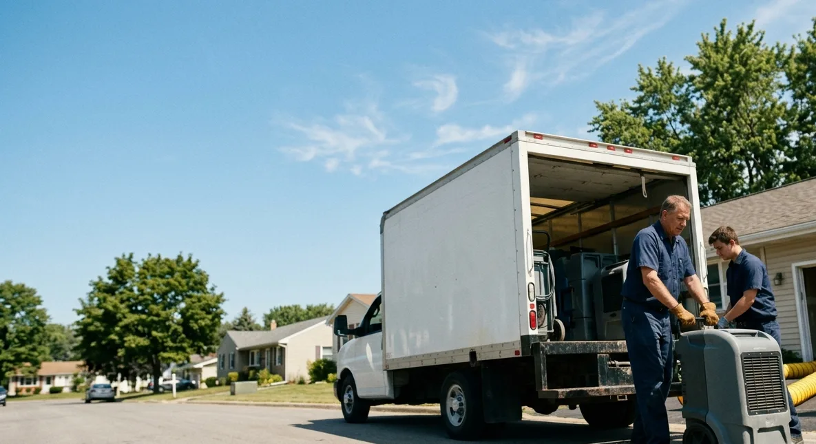 Water Damage Cleanup in Evansville, MN near me